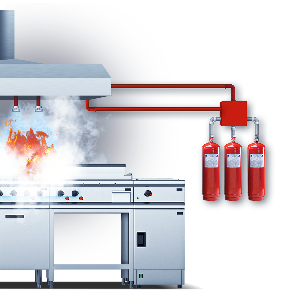 Restaurant Kitchen Fire Suppression System