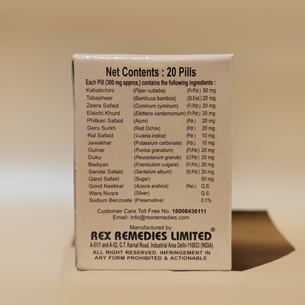 Rex Suzaki 20 Pills - Age Group: For Adults