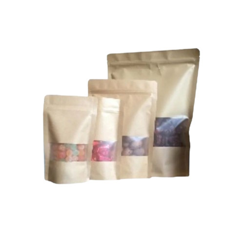 Brown Stand Up Pouches With Zipper