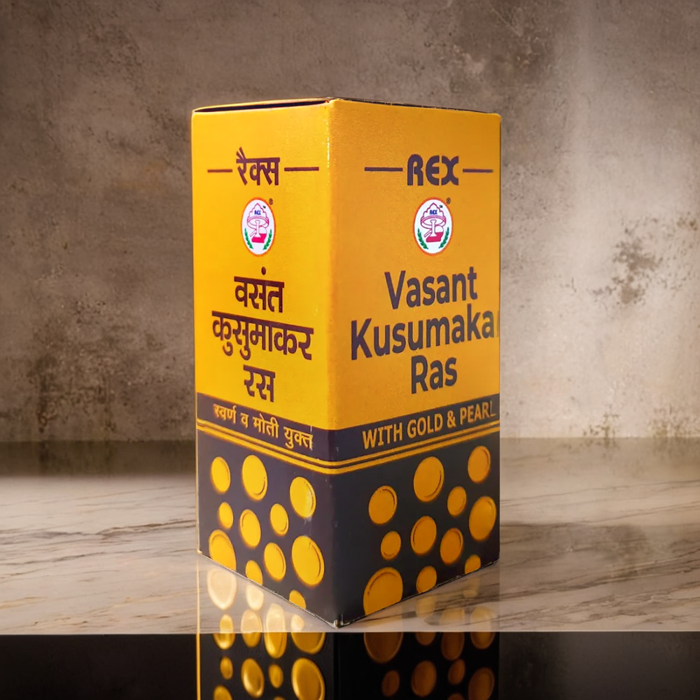 Rex Vasant Kusumakar Ras 10 Tablets