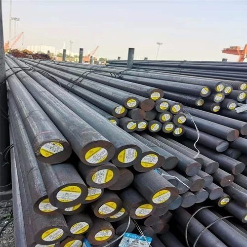 Round Bars - Stainless Steel, Round Shape, Polished Surface Finish, Silver Color | Ideal For Versatile Applications In Construction Projects