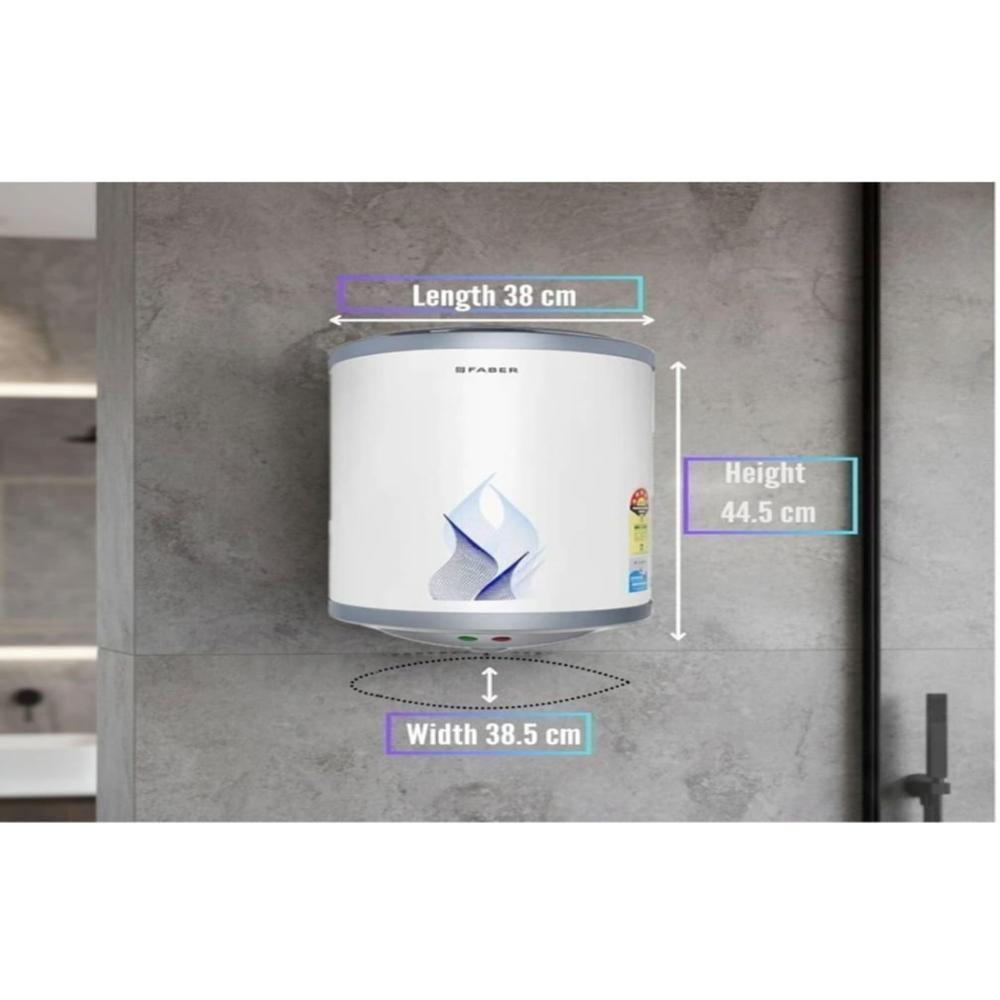 Electric Water Heater - Color: White