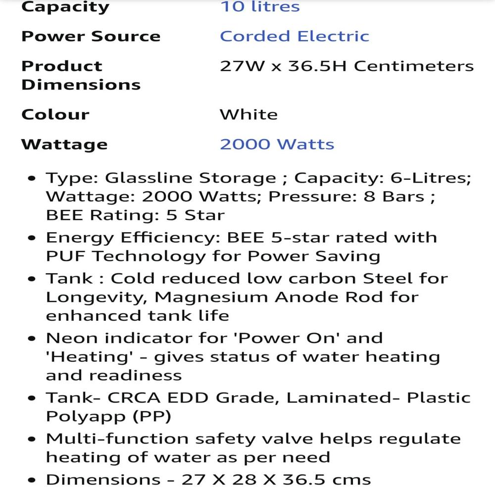 Electric Water Heater