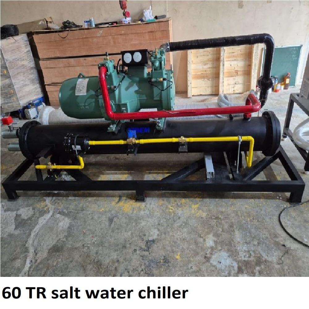 60 TR salt water chiller
