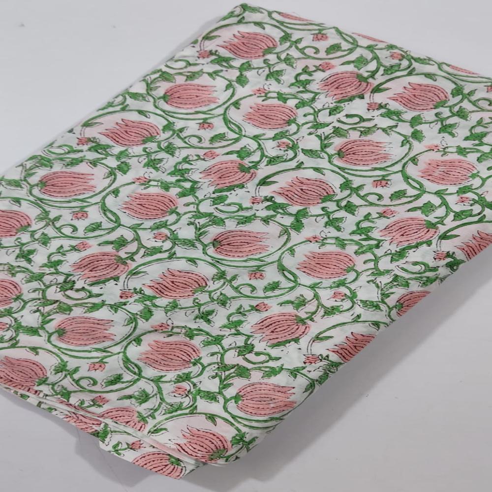 Block Printed Fabric - Application: Cotton