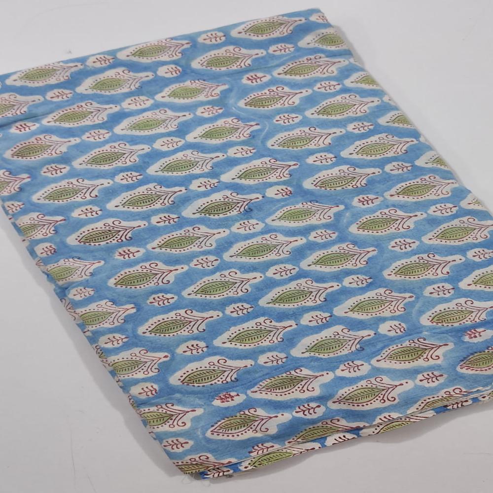 Block Printed Fabric - Application: Cotton