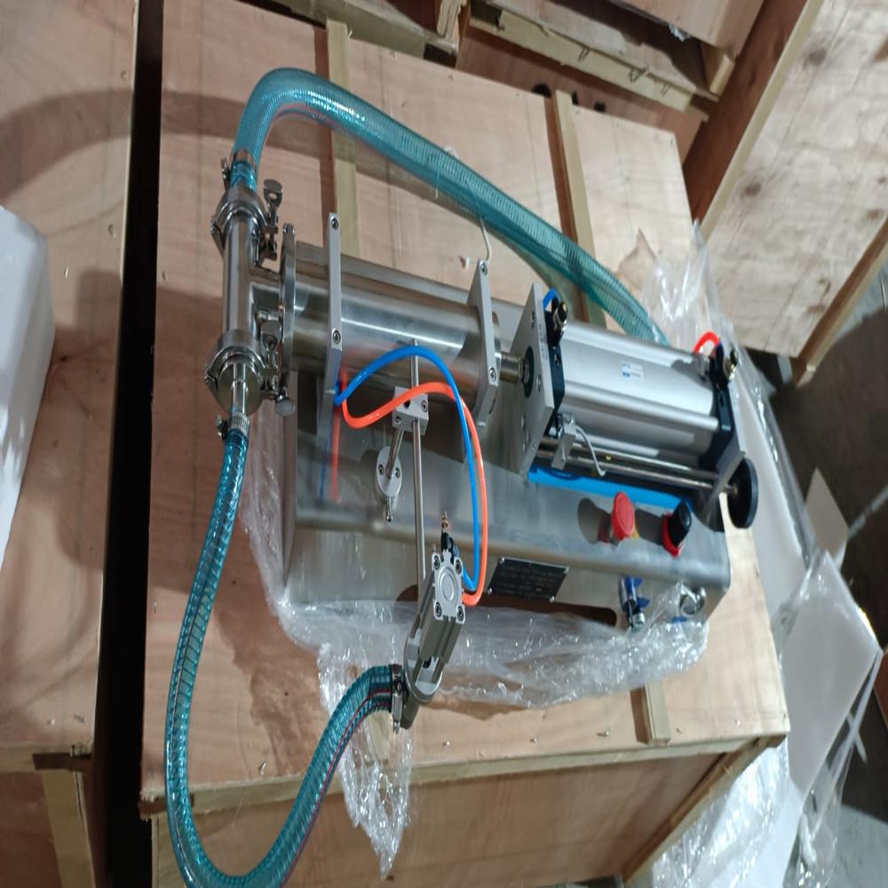 Semi Automatic Liquid Filling Machine - Color: Silver