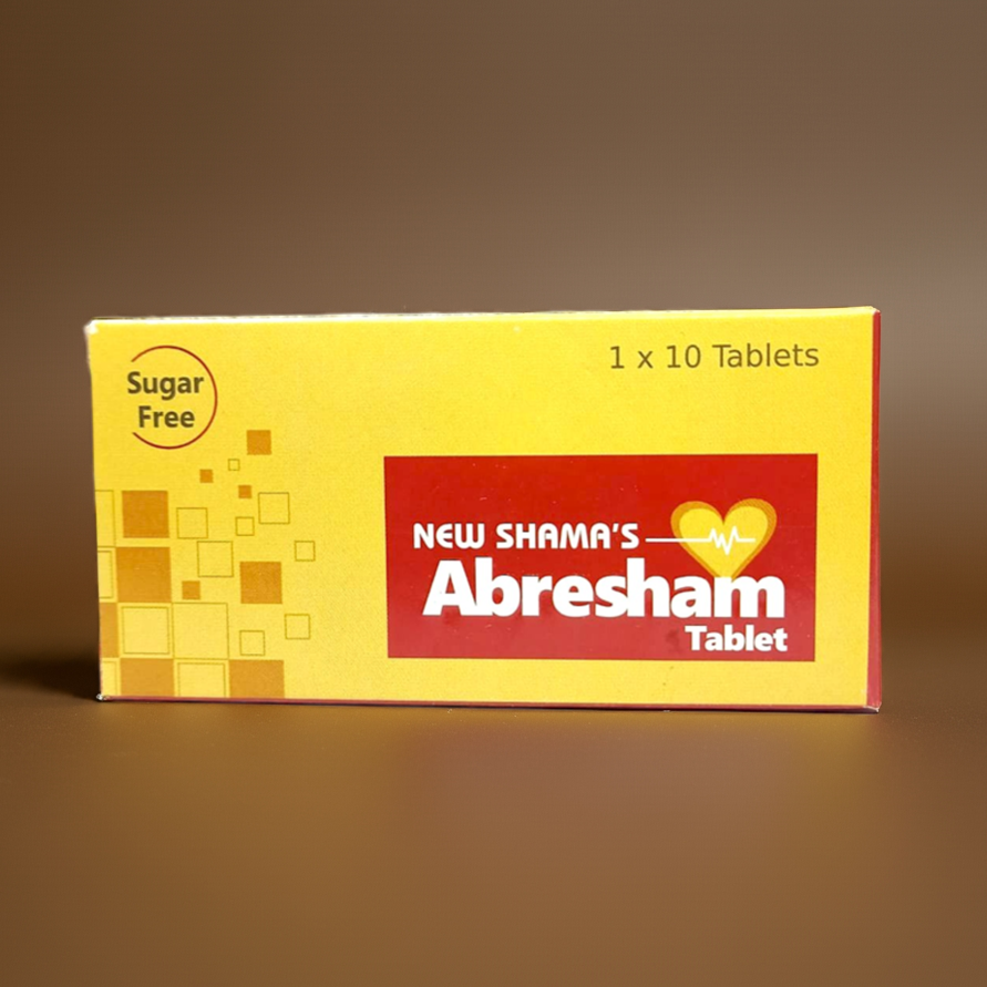 New Shama Abresham Sugar Free 10 Tablets