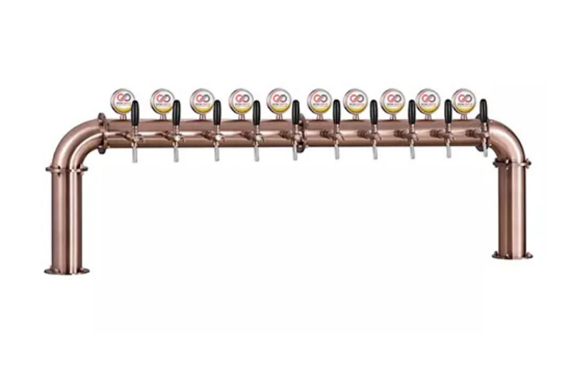 10 Way Bronze U Shape Beer Tower