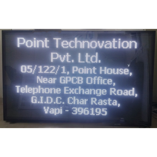 P10 White Pollution Parameter LED Display Board