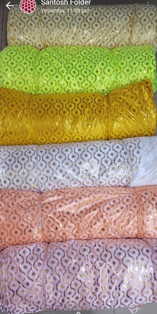 Lycra Foil Fabric for Mandap Tent Decoration with Mirror Shine Finish and Premium Stretch Look