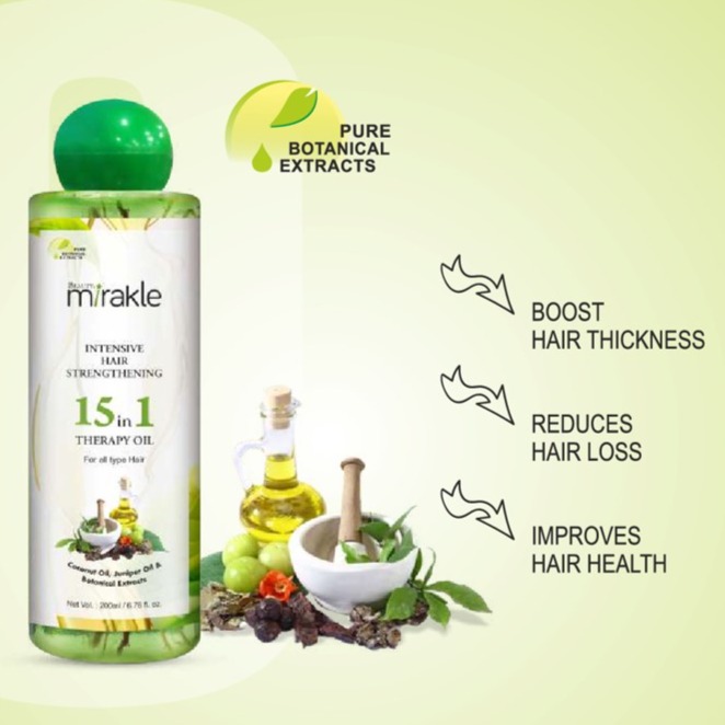 15 in 1 Intensive Hair Strengthening Therapy Oil 200 ml Pack of 1 | Advanced Herbal Hair Care Oil for Stronger Roots, Reduced Breakage & Hair Wellness
