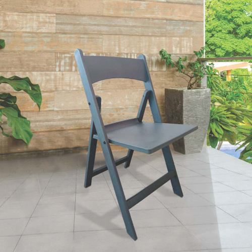 Grey Folding Chair