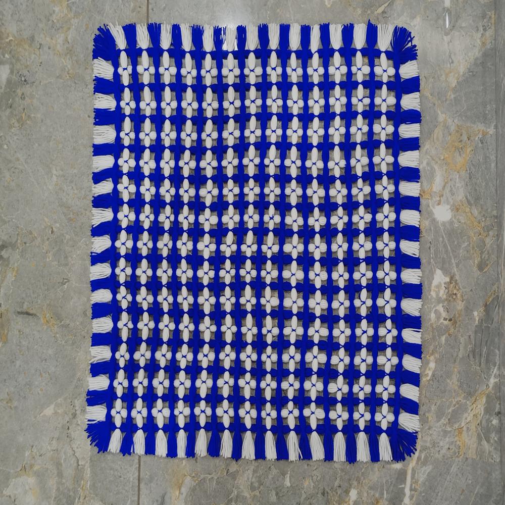 original wool crochet pooja asan thalposh checks pattern square mate machi