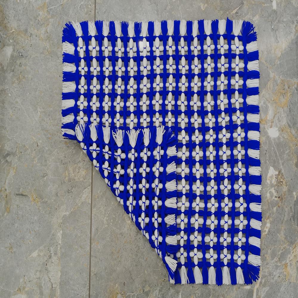 original wool crochet pooja asan thalposh checks pattern square mate machi