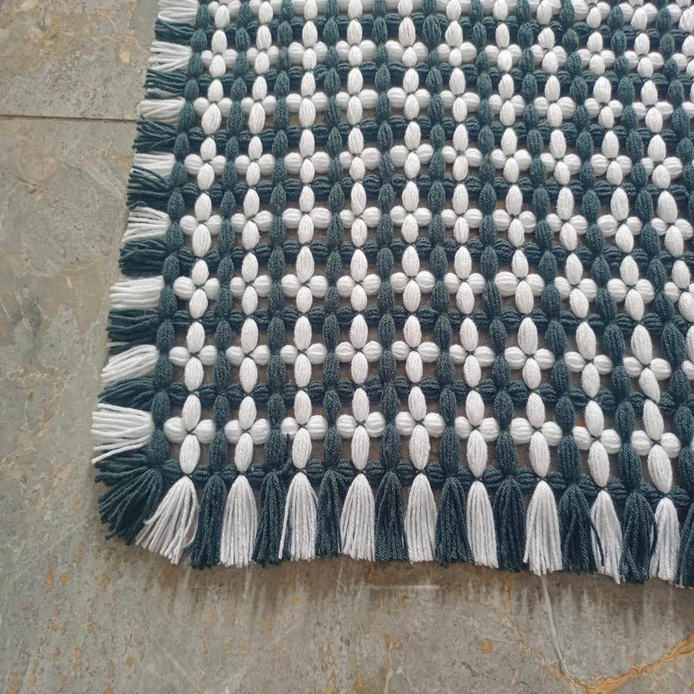 dark grey machi rumal / woolen crochet machi rumal