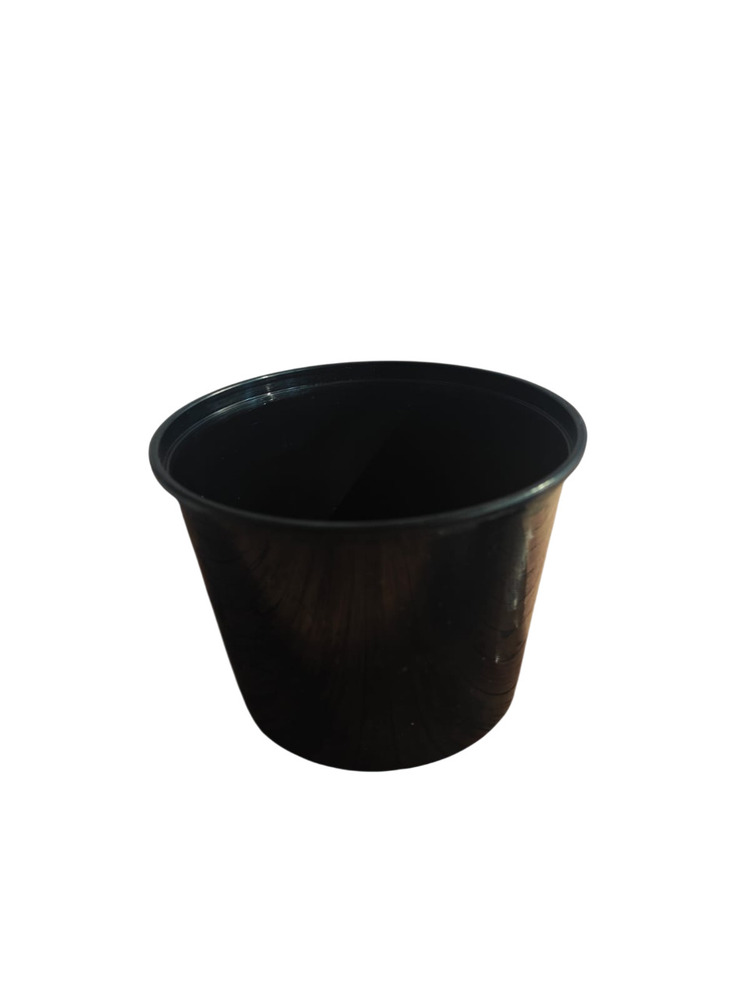 250ml Black Plastic Container Box
