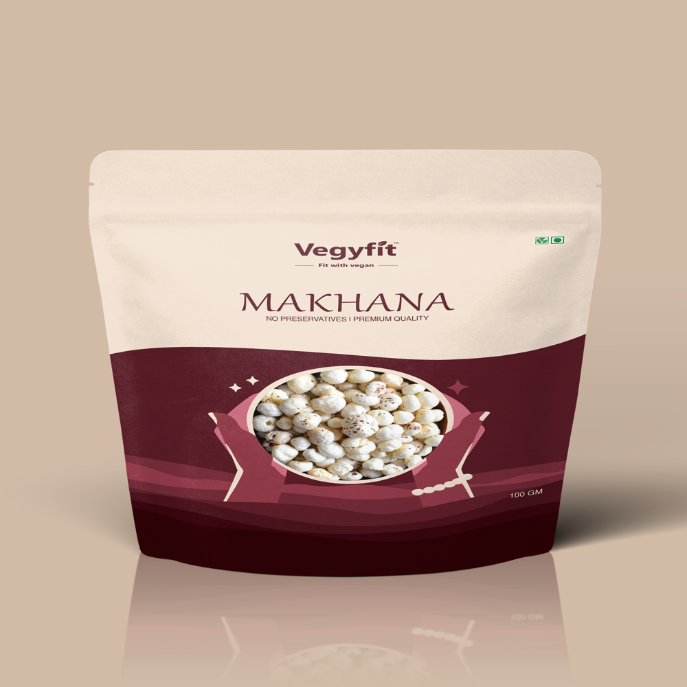 100 Gm Premium Makhana - Color: White