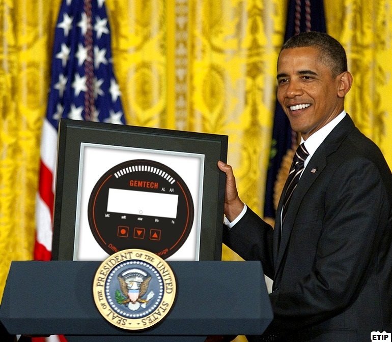 GEMTECH Series 3000 Digital Pressure Gauge Range 0 to 0.125 KPA