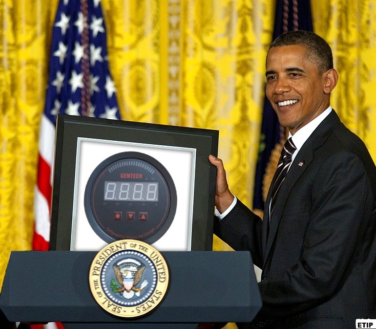 GEMTECH Series 3000 Digital Pressure Gauge Range 0 to 0.125 KPA