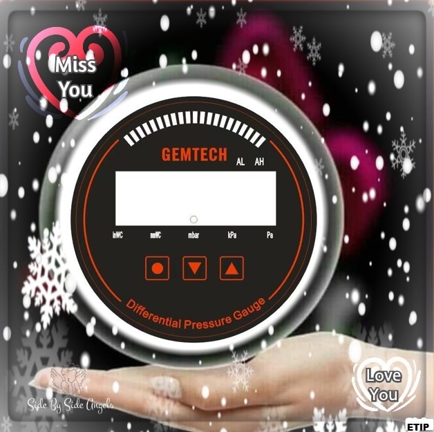 GEMTECH Series 3000 Digital Pressure Gauge Range 0 to 0.125 KPA