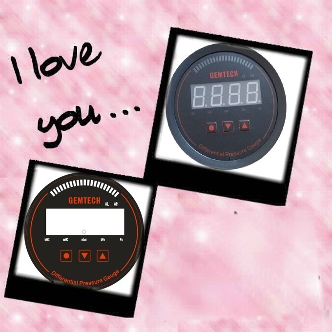 GEMTECH Series 3000 Digital Pressure Gauge Range 0 to 0.125 KPA