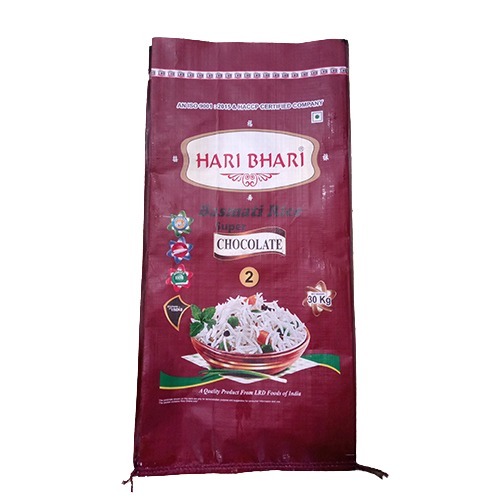 Printed Bopp Rice Bag