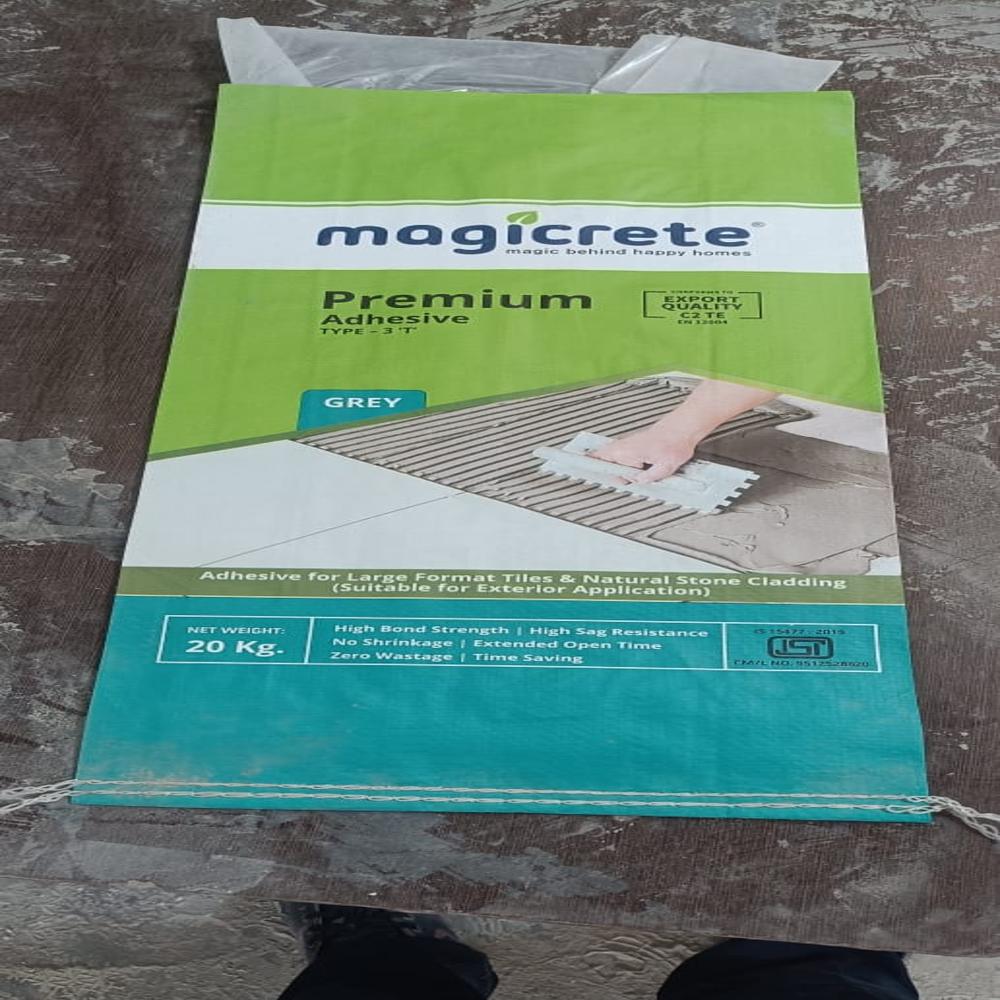 20 Kg Bopp Tile Adhesive Bag