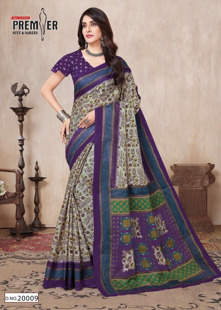 Premier South Malai Vol-2  Cotton Saree
