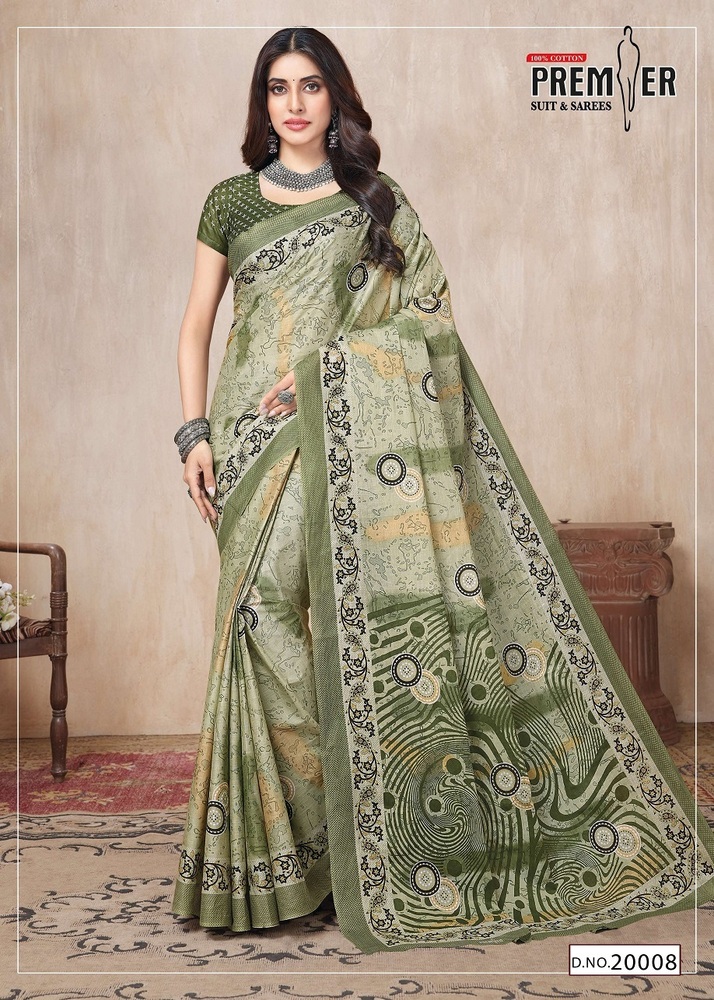 Premier South Malai Vol-2  Cotton Saree