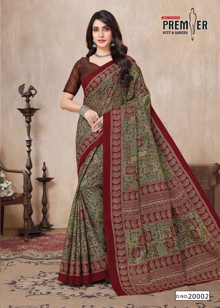 Premier South Malai Vol-2  Cotton Saree