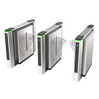 Retractable Flap Barrier - Color: Silver