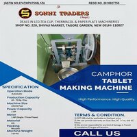 Camphor Tablet Making Machine - Color: Silver
