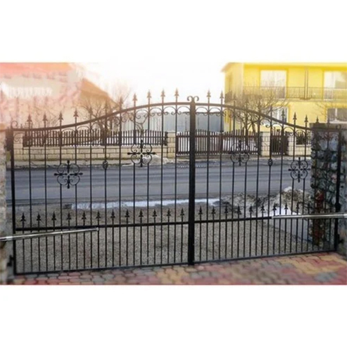 Remote Control Swing Gate - Color: Black