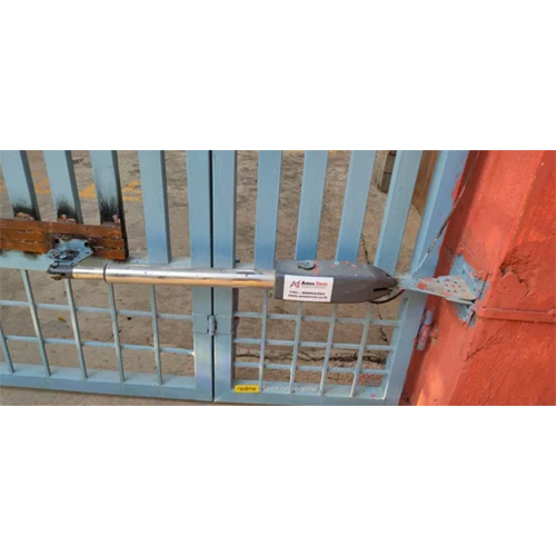 Remote Control Swing Gate - Color: Black