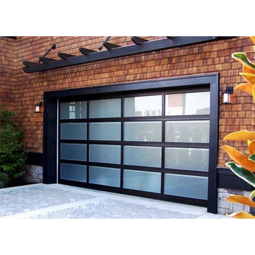 Premium Transparent Garage Door For Villa