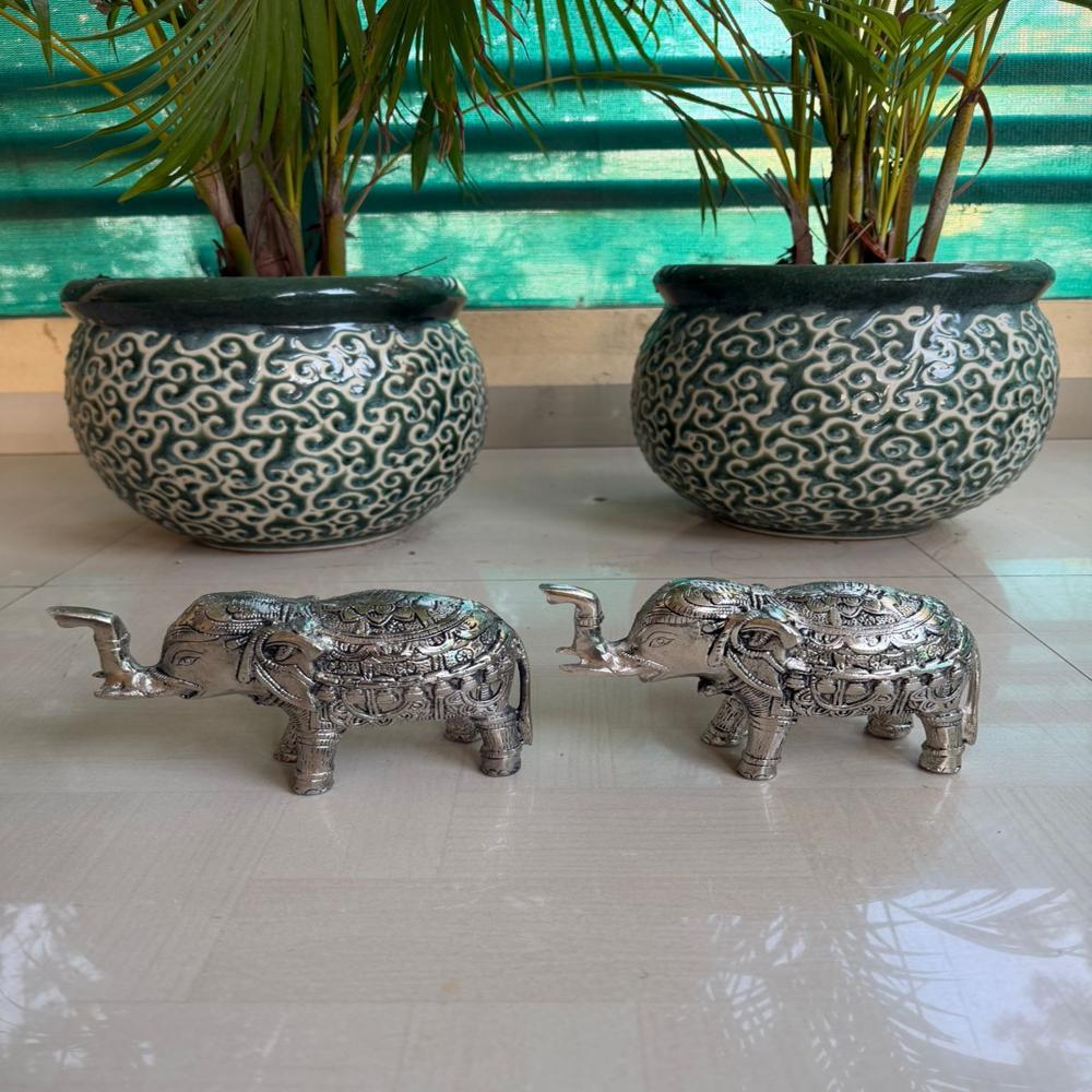 Antique New Design Elephant Pair - Design Type: Customizable
