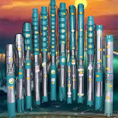 3hp V4 Submersible Pump - Color: Black