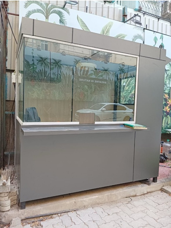 Acp Security Cabin - Color: Grey