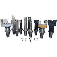 Adjustable Boring Bar With Adopter - Color: Silver