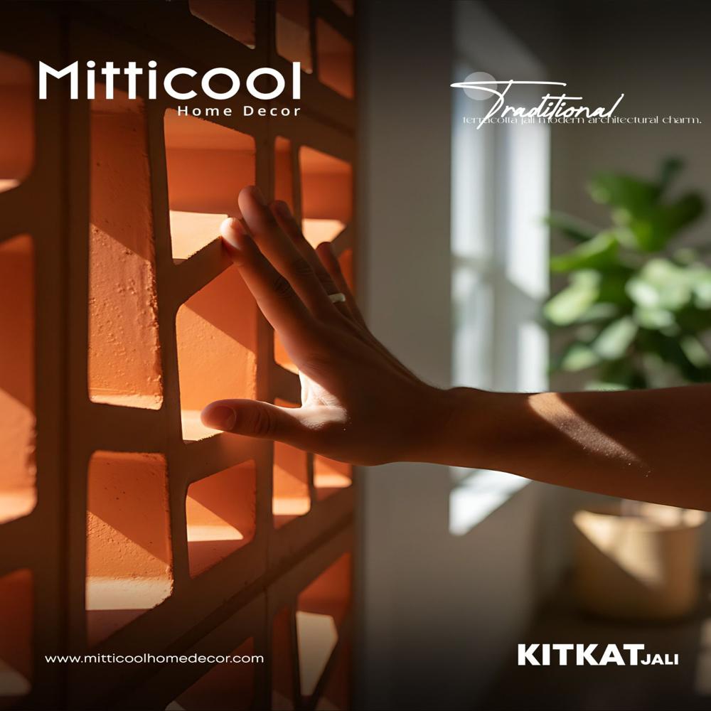 Clay jali four pettal