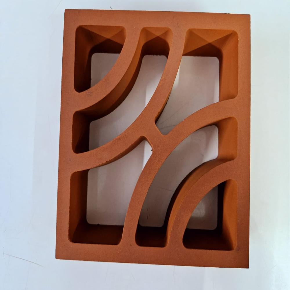 Clay jali four pettal