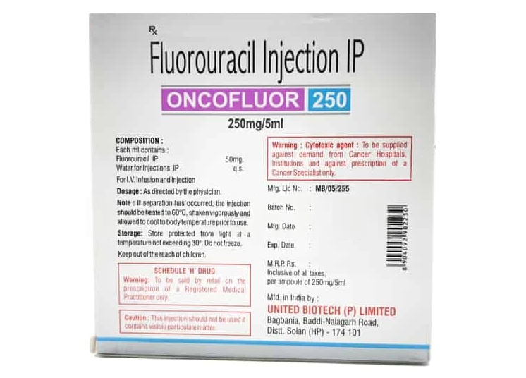 Oncofluor 250 mg Injection
