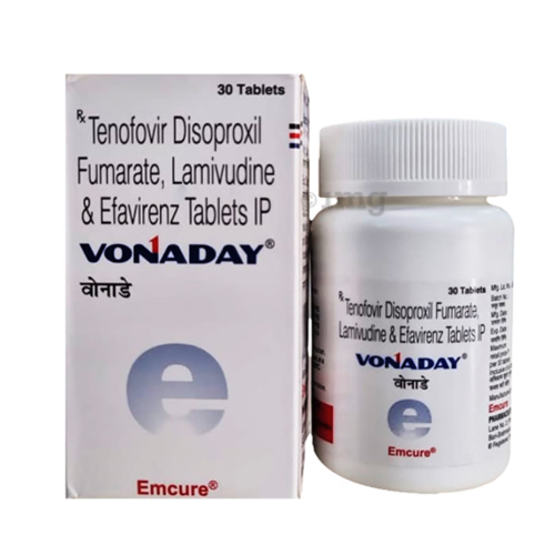Tenofovir Disoproxil Fumarate Lamivudine And Efavirenz Tablets IP