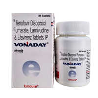 Tenofovir Disoproxil Fumarate Lamivudine And Efavirenz Tablets Ip
