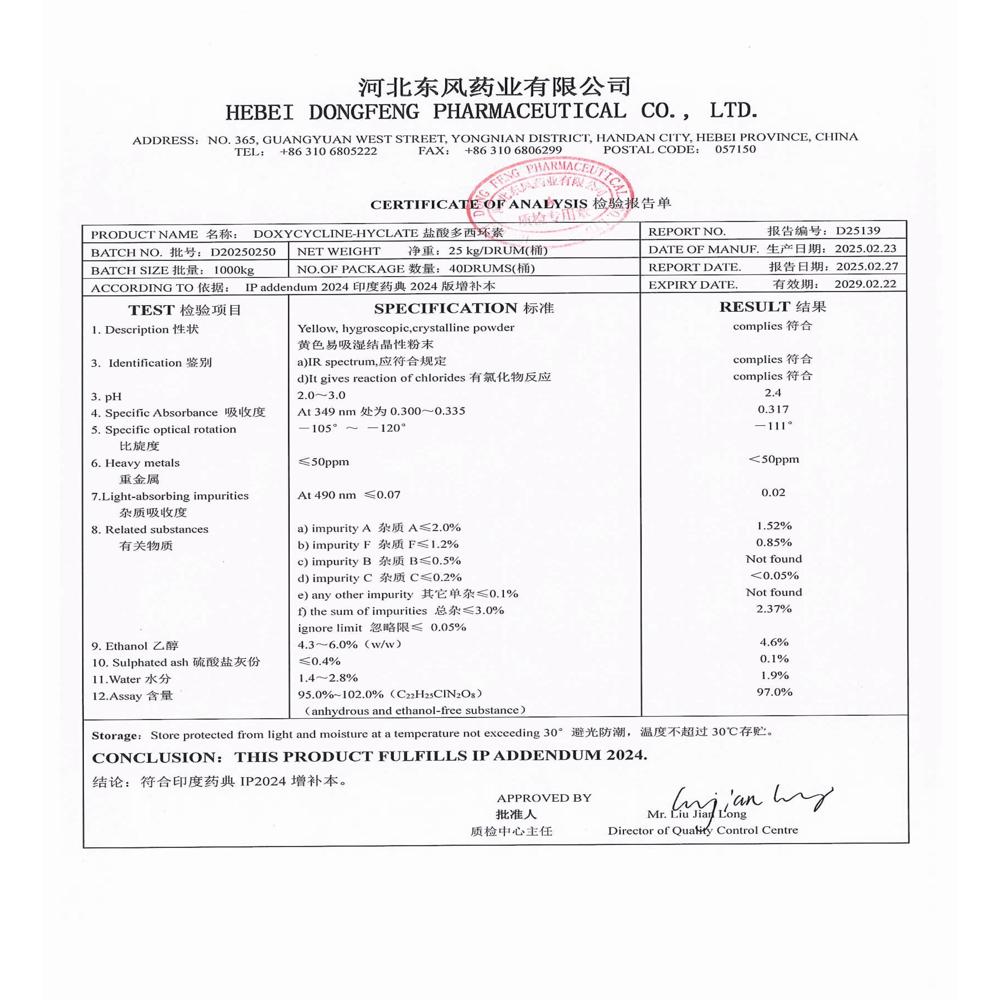 Doxycycline Api