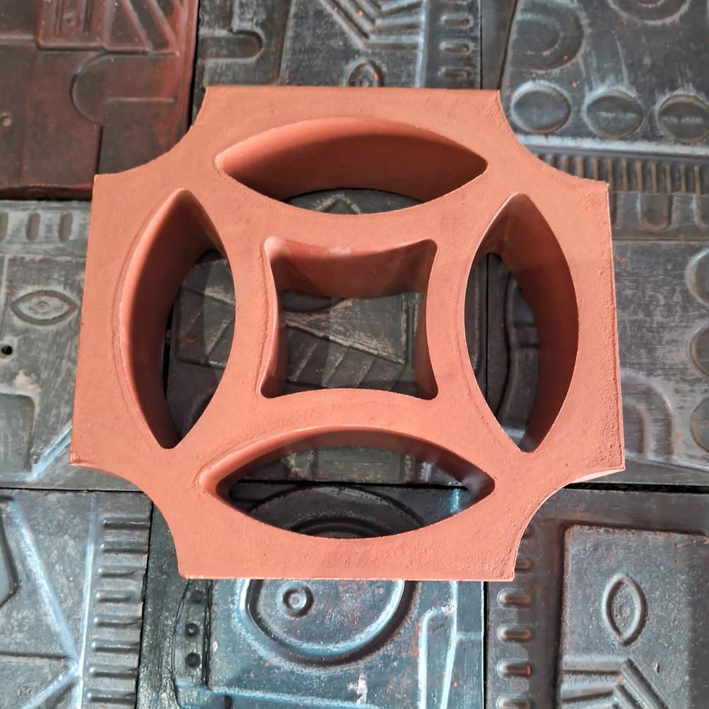 Terracotta dhanush jali