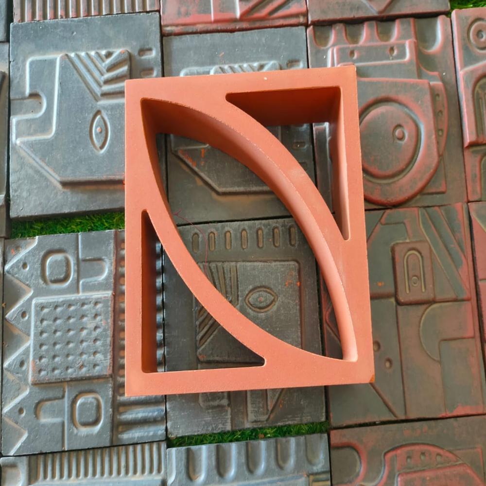 Terracotta dhanush jali