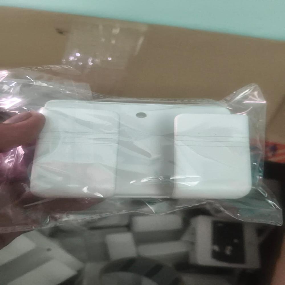 White Wall Mounted Mobile Stand, Adjustable