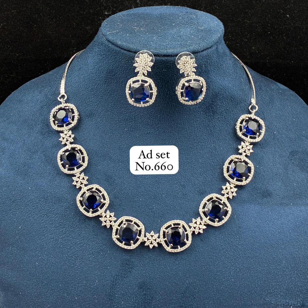 American Diamond Set - Jewelry Type: Necklaces